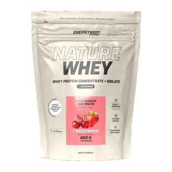 Whey Protein ENERGYBODY Nature Whey Protein 600 g red fruits