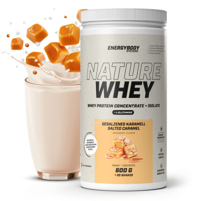 СИРОВАТКОВИЙ ПРОТЕЇН ENERGYBODY NATURE WHEY PROTEIN 600 Г СОЛОНА КАРАМЕЛЬ