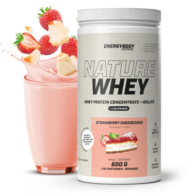 СИРОВАТКОВИЙ ПРОТЕЇН ENERGYBODY NATURE WHEY PROTEIN 600 Г ПОЛУНИЧНИЙ ЧІЗКЕЙК СИРОВАТКОВИЙ ПРОТЕЇН ENERGYBODY NATURE WHEY PROTEIN 600 Г ПОЛУНИЧНИЙ ЧІЗКЕЙК