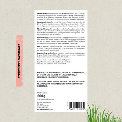СИРОВАТКОВИЙ ПРОТЕЇН ENERGYBODY NATURE WHEY PROTEIN 600 Г ПОЛУНИЧНИЙ ЧІЗКЕЙК СИРОВАТКОВИЙ ПРОТЕЇН ENERGYBODY NATURE WHEY PROTEIN 600 Г ПОЛУНИЧНИЙ ЧІЗКЕЙК