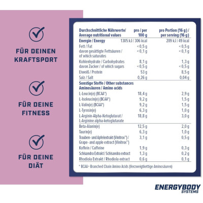 ПРЕДТРЕННИК ENERGYBODY NO REGRETS 2.0 PRE-WORKOUT 256 Г ПУРПУРНЫЙ АПЕЛЬСИН ПРЕДТРЕННИК ENERGYBODY NO REGRETS 2.0 PRE-WORKOUT 256 Г ПУРПУРНЫЙ АПЕЛЬСИН