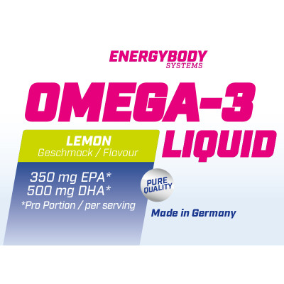 РЫБИЙ ЖИР ENERGYBODY OMEGA-3 LIQUID 150 ML ЛИМОН
