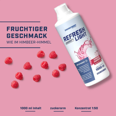КОМПЛЕКСНЫЕ ВИТАМИНЫ ENERGYBODY REFRESH LIGHT 1000 МЛ МАЛИНА
