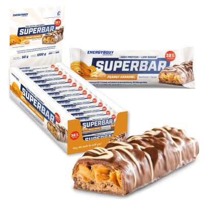 ПРОТЕИНОВЫЙ БАТОНЧИК ENERGYBODY SUPERBAR 50 Г АРАХИСОВАЯ КАРАМЕЛЬ ПРОТЕИНОВЫЙ БАТОНЧИК ENERGYBODY SUPERBAR 50 Г АРАХИСОВАЯ КАРАМЕЛЬ