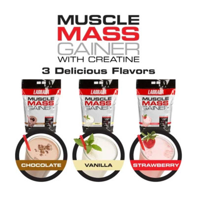 ГЕЙНЕР LABRADA MUSCLE MASS GAINER 5443 г КЛУБНИКА ГЕЙНЕР LABRADA MUSCLE MASS GAINER 5443 г КЛУБНИКА