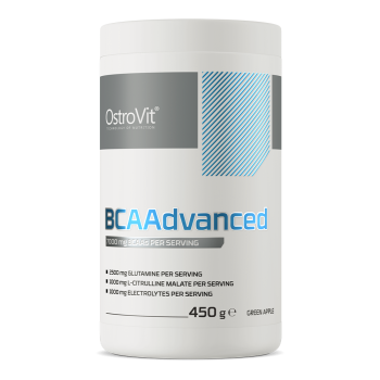 Амінокислота OSTROVIT BCAAdvanced 450 г зелене яблуко