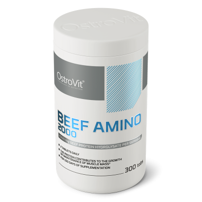 АМИНОКИСЛОТА OSTROVIT BEEF AMINO 2000 300 ТАБЛЕТОК АМИНОКИСЛОТА OSTROVIT BEEF AMINO 2000 300 ТАБЛЕТОК
