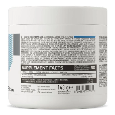 КРЕАТИН OSTROVIT CREATINE MONOHYDRATE 4400 120 КАПСУЛ КРЕАТИН OSTROVIT CREATINE MONOHYDRATE 4400 120 КАПСУЛ