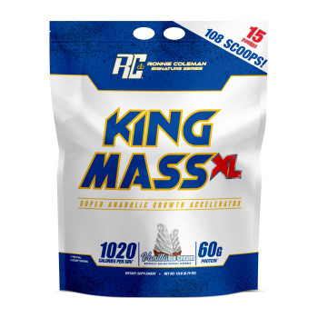 Гейнер Ronnie Coleman King Mass XL 15lb 6750 г ванильное мороженое