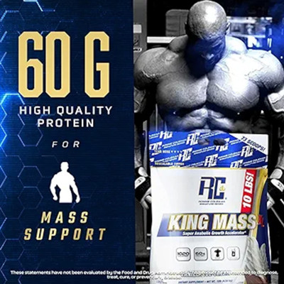 ГЕЙНЕР RONNIE COLEMAN KING MASS XL 15lb 6750 Г ВАНИЛЬНОЕ МОРОЖЕНОЕ ГЕЙНЕР RONNIE COLEMAN KING MASS XL 15lb 6750 Г ВАНИЛЬНОЕ МОРОЖЕНОЕ