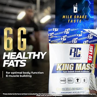 ГЕЙНЕР RONNIE COLEMAN KING MASS XL 15lb 6750 Г ВАНИЛЬНОЕ МОРОЖЕНОЕ ГЕЙНЕР RONNIE COLEMAN KING MASS XL 15lb 6750 Г ВАНИЛЬНОЕ МОРОЖЕНОЕ