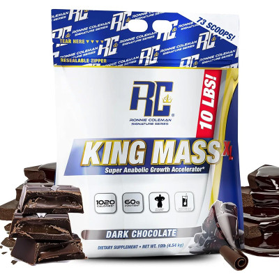 ГЕЙНЕР RONNI COLEMAN KING MASS XL 4540 Г ШОКОЛАД