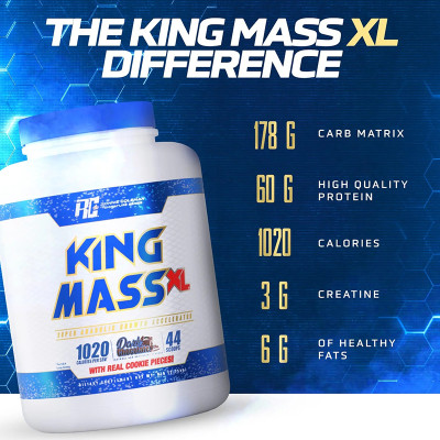 ГЕЙНЕР RONNIE COLEMAN KING MASS XL  6lb 2750 Г КЛУБНИЧНЫЙ КОКТЕЙЛЬ