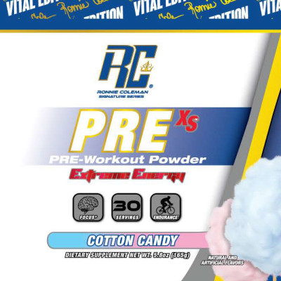 ПРЕДТРЕННИК RONNIE COLEMAN PRE XS 165 Г САХАРНАЯ ВАТА ПРЕДТРЕННИК RONNIE COLEMAN PRE XS 165 Г САХАРНАЯ ВАТА