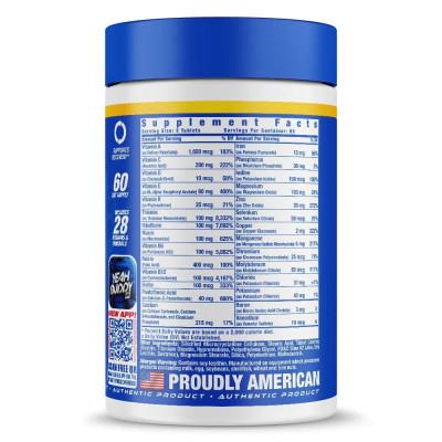КОМПЛЕКСНЫЕ ВИТАМИНЫ RONNIE COLEMAN VITA XS MULTIVITAMIN 120 ТАБЛЕТОК КОМПЛЕКСНЫЕ ВИТАМИНЫ RONNIE COLEMAN VITA XS MULTIVITAMIN 120 ТАБЛЕТОК
