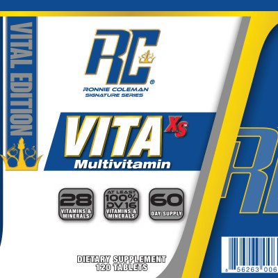 КОМПЛЕКСНЫЕ ВИТАМИНЫ RONNIE COLEMAN VITA XS MULTIVITAMIN 120 ТАБЛЕТОК КОМПЛЕКСНЫЕ ВИТАМИНЫ RONNIE COLEMAN VITA XS MULTIVITAMIN 120 ТАБЛЕТОК