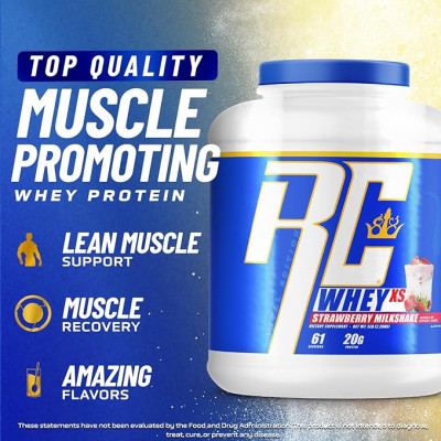 СЫВОРОТОЧНЫЙ ПРОТЕИН RONNIE COLEMAN WHEY XS 5lb 2260 Г ВАНИЛЬНОЕ МОРОЖЕННОЕ