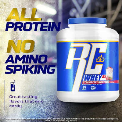 СЫВОРОТОЧНЫЙ ПРОТЕИН RONNIE COLEMAN WHEY XS 5lb 2260 Г ВАНИЛЬНОЕ МОРОЖЕННОЕ
