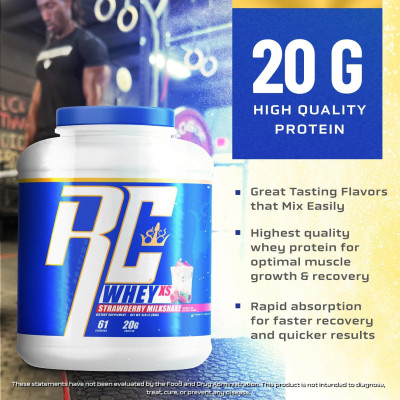 СЫВОРОТОЧНЫЙ ПРОТЕИН RONNIE COLEMAN WHEY XS 5lb 2260 Г ВАНИЛЬНОЕ МОРОЖЕННОЕ